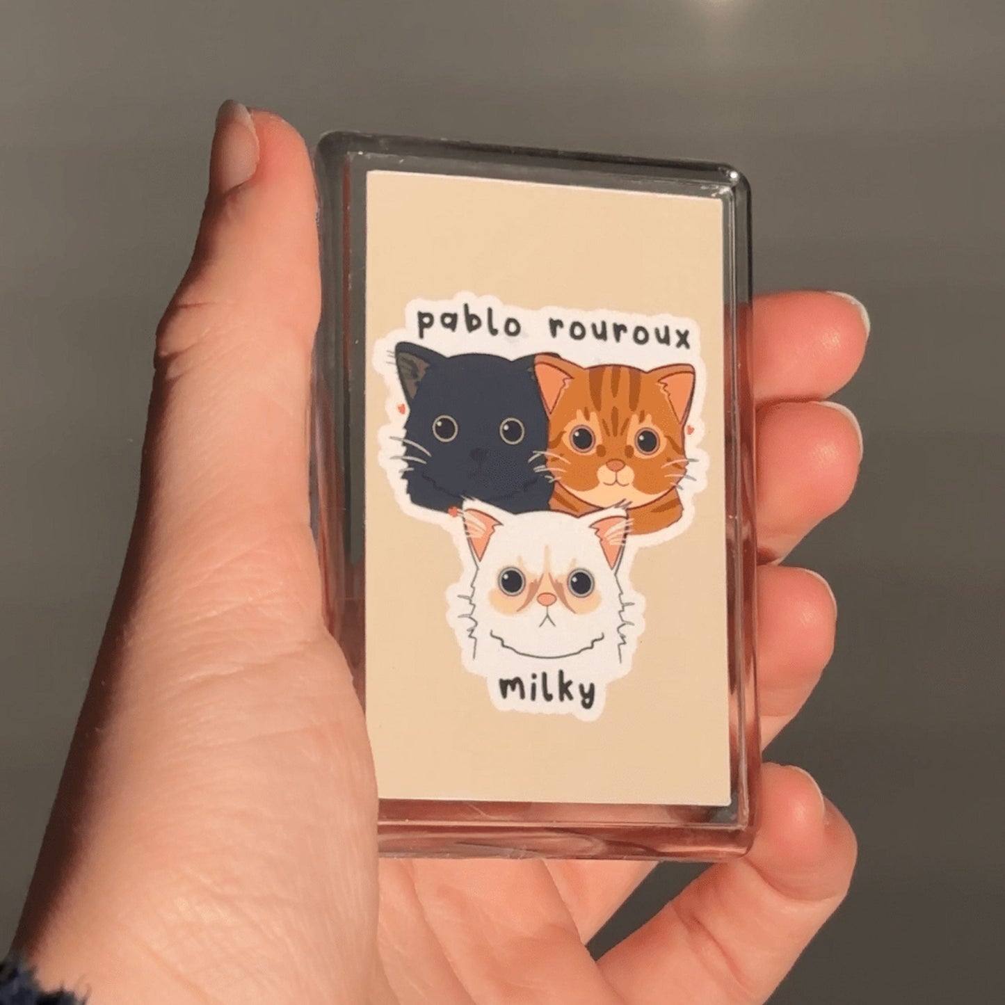 Magnet personnalisé chat
