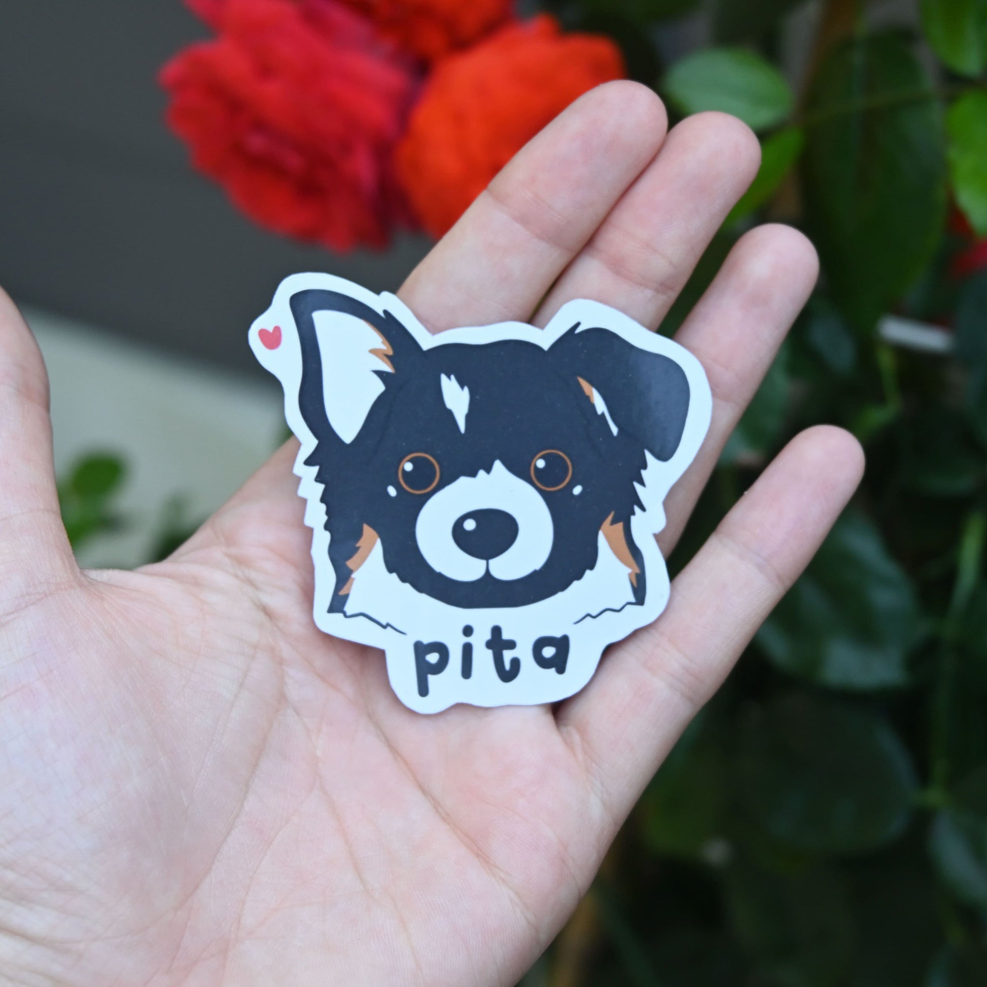 Sticker personnalisé chien